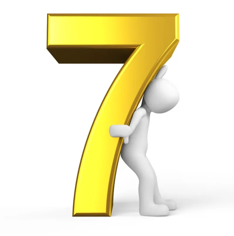 Zahl 7
